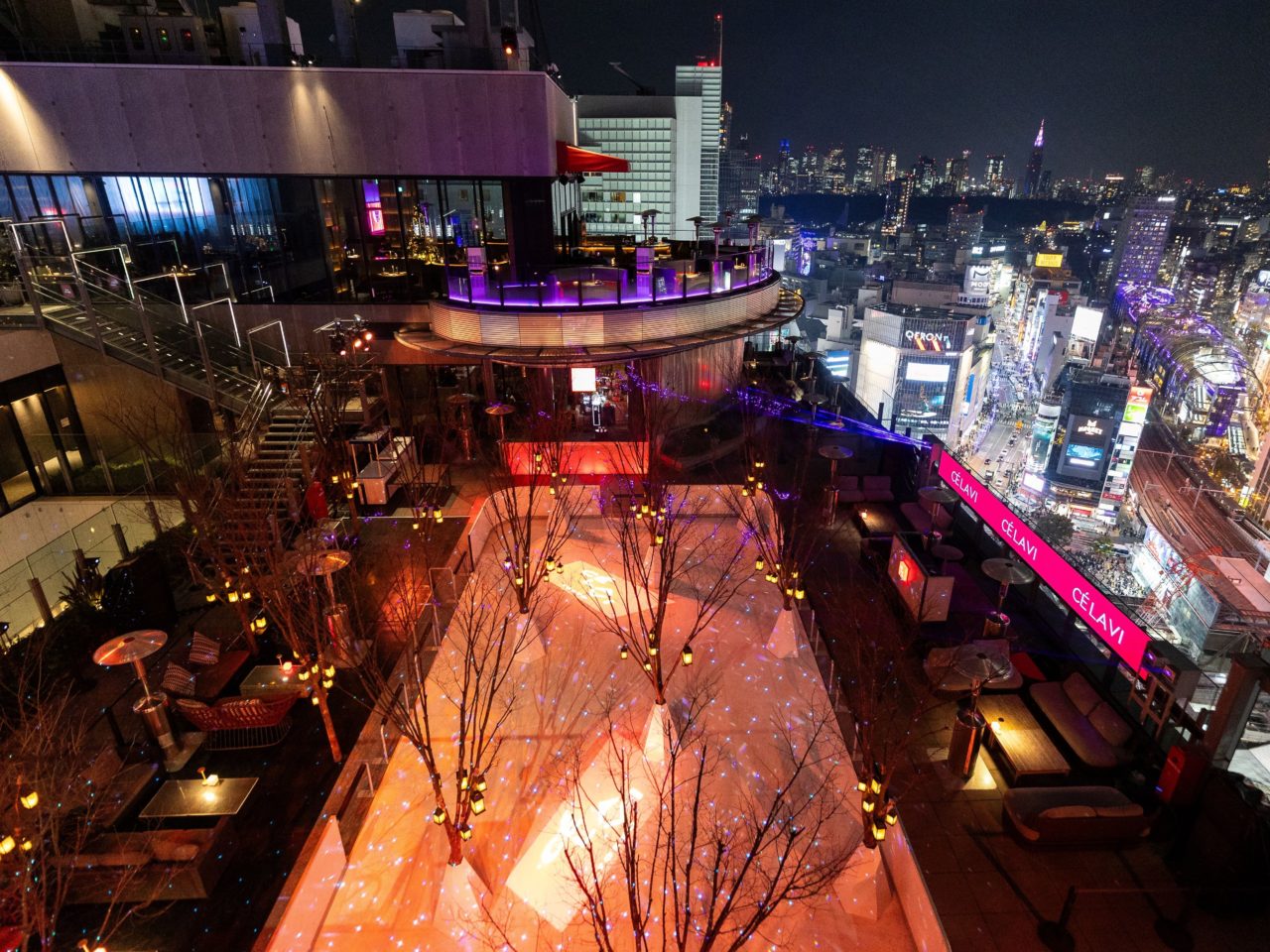渋谷のパノラマを一望できる、17階のスケートリンクCÉ LA VI Tokyo